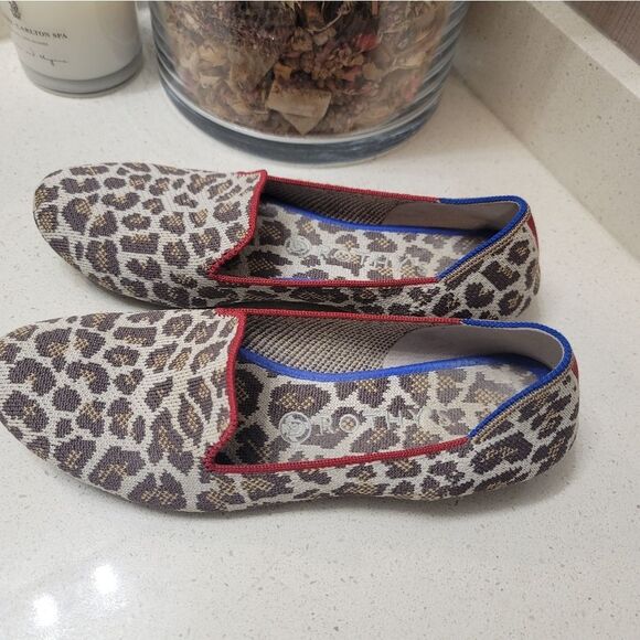 Rothy's "The Loafer" Leopard Print Flats Retired Size 9 - Picture 3 of 7
